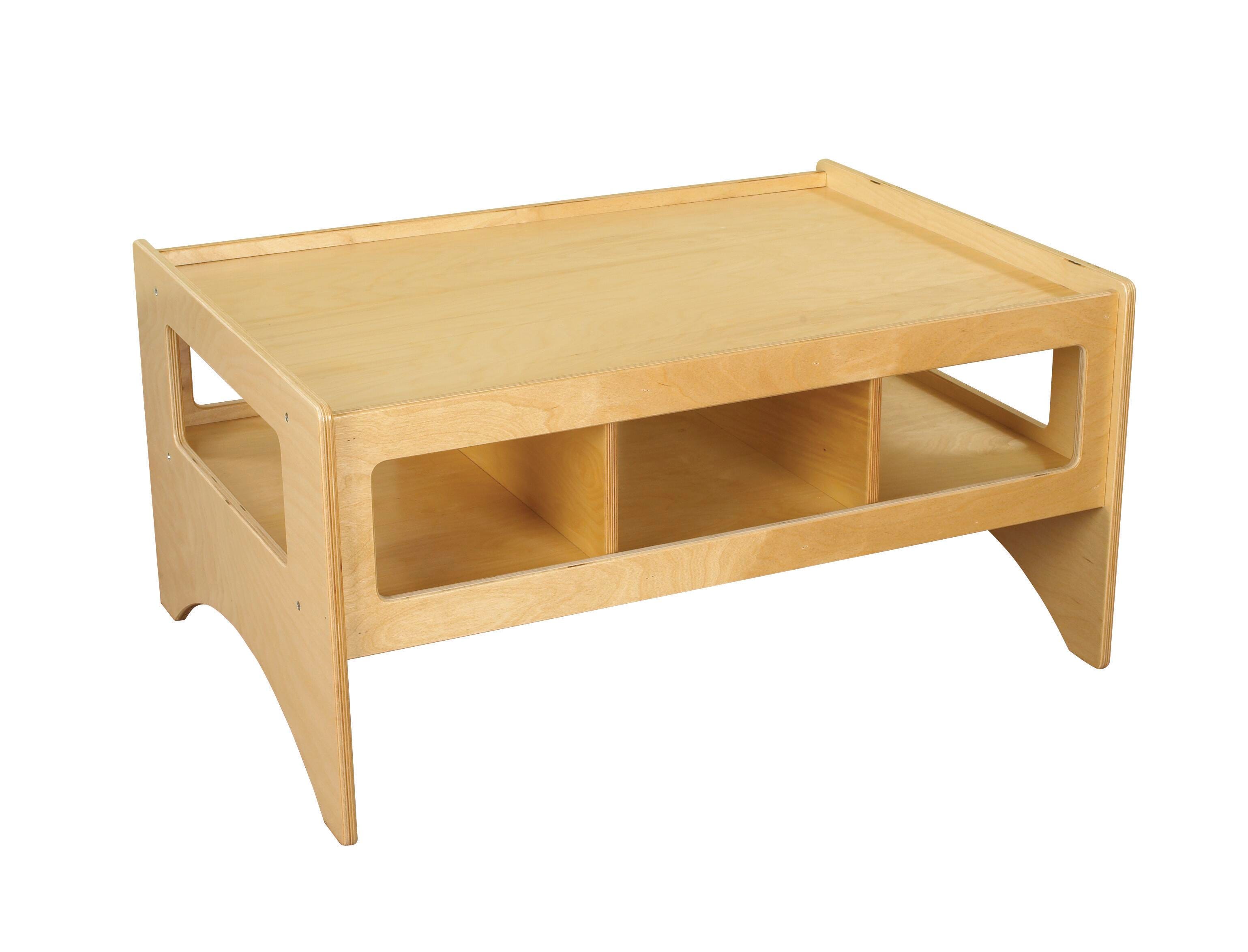 Kids storage play table deals